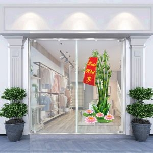 Decal dán tường Decal trang trí tết xuân 2020 số 71 Decal dán tường Decal trang trí tết xuân 2020 số 71