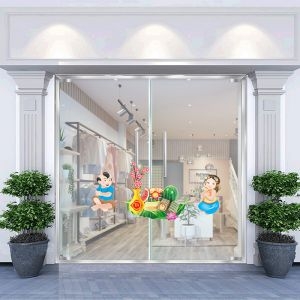 Decal dán tường Decal trang trí tết xuân 2020 số 78 Decal dán tường Decal trang trí tết xuân 2020 số 78