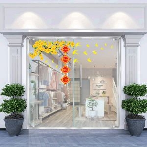 Decal dán tường Decal trang trí tết xuân 2020 số 79 Decal dán tường Decal trang trí tết xuân 2020 số 79