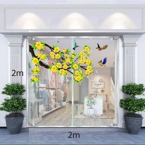 Decal dán tường Decal trang trí tết xuân 2020 số 91A Decal dán tường Decal trang trí tết xuân 2020 số 91A