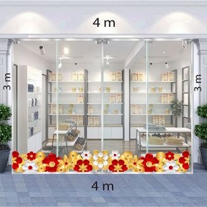 Decal dán tường Decal trang trí tết xuân 2020 số 96 Decal dán tường Decal trang trí tết xuân 2020 số 96