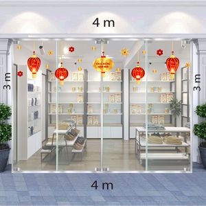 Decal dán tường Decal trang trí tết xuân 2020 số 97 Decal dán tường Decal trang trí tết xuân 2020 số 97