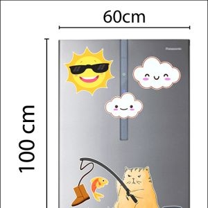 Decal dán tường Decal trang trí tủ lạnh số 18 Decal dán tường Decal trang trí tủ lạnh số 18