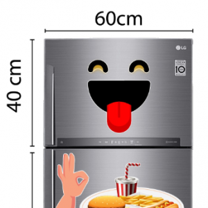 Decal dán tường Decal trang trí tủ lạnh số 6 Decal dán tường Decal trang trí tủ lạnh số 6