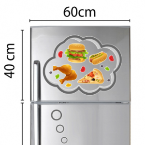 Decal dán tường Decal trang trí tủ lạnh số 9 Decal dán tường Decal trang trí tủ lạnh số 9