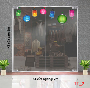 Decal dán tường Decal trung thu lòng đèn