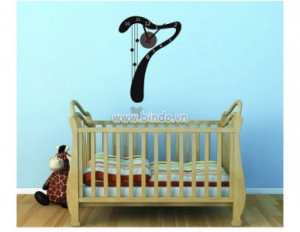 Decal dán tường Đồng hồ số 7 Decal dán tường Đồng hồ số 7