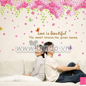Decal dán tường Hoa anh đào 2