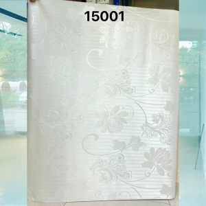 Decal dán tường Giấy dán tường có keo - Khổ lớn 1,2 mét Họa tiết hoa trắng phong cách châu âu