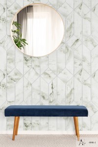 Decal dán tường Giấy dán tường hàn quốc trắng xám ALBANY 6806-1 Decal dán tường Giấy dán tường hàn quốc trắng xám ALBANY 6806-1