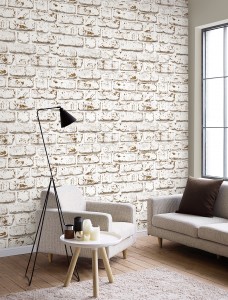Decal dán tường Giấy dán tường hàn quốc giả gạch xám The View 3001-1 Decal dán tường Giấy dán tường hàn quốc giả gạch xám The View 3001-1