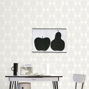 Decal dán tường Giấy dán tường hàn quốc hình thoi xám The View 3005-1 Decal dán tường Giấy dán tường hàn quốc hình thoi xám The View 3005-1