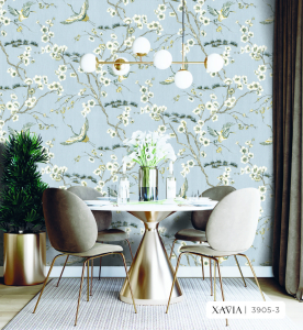 Decal dán tường Giấy dán tường hàn quốc hoa trắng XAVIA 3905-3 Decal dán tường Giấy dán tường hàn quốc hoa trắng XAVIA 3905-3