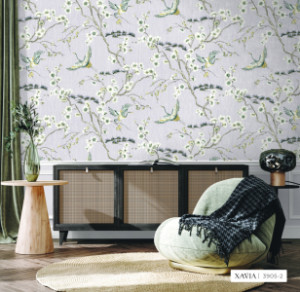 Decal dán tường Giấy dán tường hàn quốc hoa văn tím XAVIA 3905-2 Decal dán tường Giấy dán tường hàn quốc hoa văn tím XAVIA 3905-2