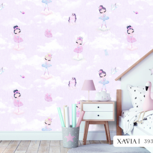 Decal dán tường Giấy dán tường hàn quốc hồng XAVIA 3931-1 Decal dán tường Giấy dán tường hàn quốc hồng XAVIA 3931-1