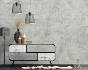 Decal dán tường Giấy dán tường hàn quốc trắng xám ALBANY 6817-2 Decal dán tường Giấy dán tường hàn quốc trắng xám ALBANY 6817-2