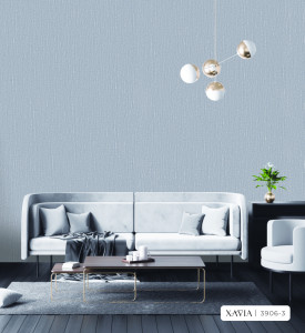 Decal dán tường Giấy dán tường hàn quốc xám xanh XAVIA 3906-3 Decal dán tường Giấy dán tường hàn quốc xám xanh XAVIA 3906-3