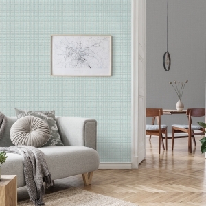 Decal dán tường Giấy dán tường hàn quốc xanh The View 3019-2 Decal dán tường Giấy dán tường hàn quốc xanh The View 3019-2