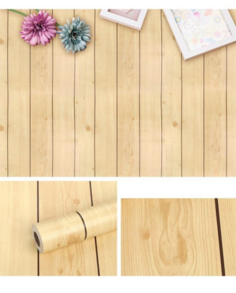 Giấy dán tường vân gỗ vàng decal cuộn có keo sẵn dán tường khổ 45cm x 10m Giấy dán tường vân gỗ vàng decal cuộn có keo sẵn dán tường khổ 45cm x 10m