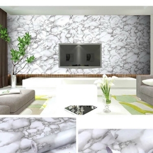 Decal dán tường Giấy dán tường giả đá hoa cương, màu xám trắng, dán tường văn phòng công ty, cao cấp tại TPHCM Decal dán tường Giấy dán tường giả đá hoa cương, màu xám trắng, dán tường văn phòng công ty, cao cấp tại TPHCM