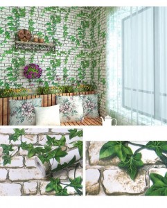 Decal dán tường Giấy decal dây leo xanh giấy dán tường có keo Decal dán tường Giấy decal dây leo xanh giấy dán tường có keo