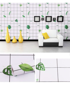 Decal dán tường Giấy decal dán tường sọc caro hoạt tiết hình vuông sẵn keo Decal dán tường Giấy decal dán tường sọc caro hoạt tiết hình vuông sẵn keo