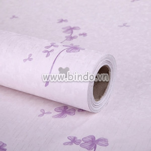 Giấy decal cuộn hoa tím