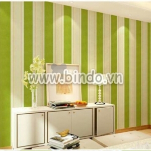 Giấy decal cuộn sọc xanh lá