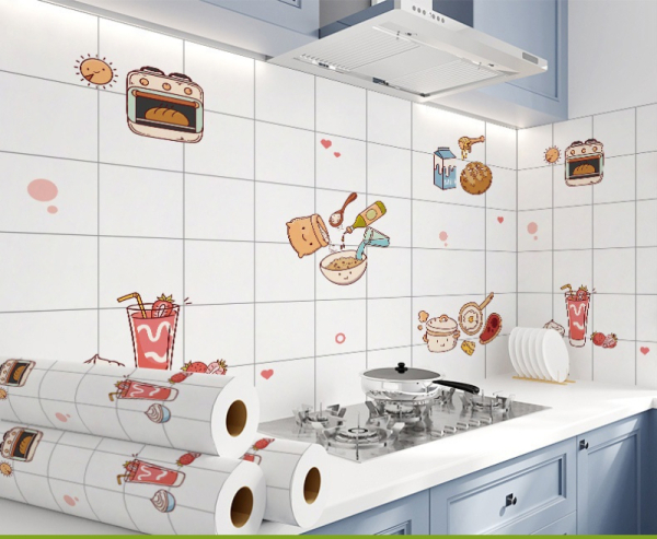 Decal dán tường Giấy decal dán bếp thức uống  Decal dán tường Giấy decal dán bếp thức uống