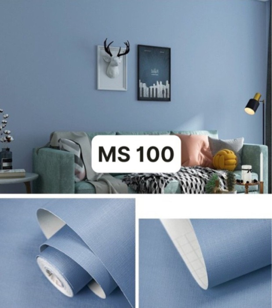 Decal dán tường Giấy decal dán tường màu xanh Navy Decal dán tường Giấy decal dán tường màu xanh Navy