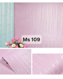 Decal dán tường Giấy decal dán tường sọc màu hồng phấn