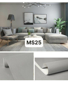 Decal dán tường Giấy decal màu xám khói vân nổi đẹp dán tường đẹp Decal dán tường Giấy decal màu xám khói vân nổi đẹp dán tường đẹp