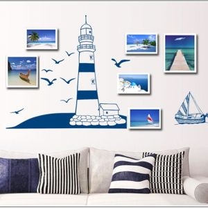 Decal dán tường Decal dán hải đăng, trang trí quán cafe, sau dán 0,80 x 0,45 (m) (dài x rộng) tại TPHCM Decal dán tường Decal dán hải đăng, trang trí quán cafe, sau dán 0,80 x 0,45 (m) (dài x rộng) tại TPHCM