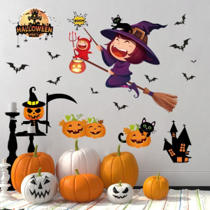 Decal dán tường Halloween 12