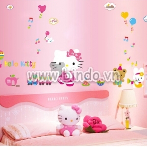 Decal dán tường Hello Kitty 15