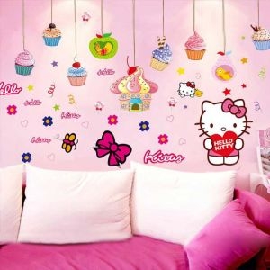 Decal dán tường Hello Kitty 17