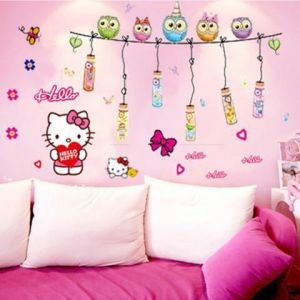 Decal dán tường Hello Kitty 22