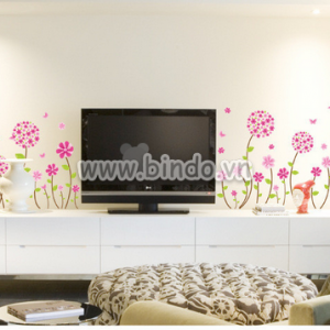 Decal dán tường Decal hoa tú cầu hồng nhỏ, khổ nhỏ 1,5 x 0,45 (m) (dài x rộng) dán tường phòng ngủ, sau tivi, Decal dán tường Decal hoa tú cầu hồng nhỏ, khổ nhỏ 1,5 x 0,45 (m) (dài x rộng) dán tường phòng ngủ, sau tivi,