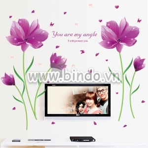 Decal dán tường Decal hoa tóc tiên khổ lớn 2,05 x 1,50 (m) (dài x rộng) Decal dán tường Decal hoa tóc tiên khổ lớn 2,05 x 1,50 (m) (dài x rộng)
