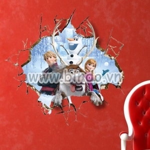Decal dán tường Nữ hoàng tuyết 3d decal dán tường, phòng bé, kiểu hàn quốc, độc đáo TPHCM Decal dán tường Nữ hoàng tuyết 3d decal dán tường, phòng bé, kiểu hàn quốc, độc đáo TPHCM