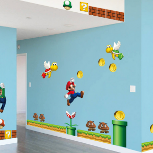 Decal dán tường Hoạt hình Mario 2