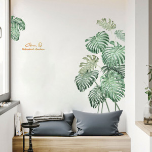 Decal dán tường Decal dán tường lá xanh nhiệt đới trang trí 4, dán theo sở thích, dán tường sau tivi, ở TPHCM Decal dán tường Decal dán tường lá xanh nhiệt đới trang trí 4, dán theo sở thích, dán tường sau tivi, ở TPHCM