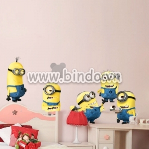 Decal dán tường Minions dễ thương