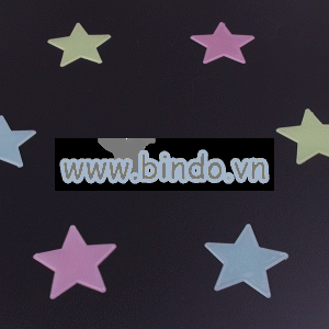 Decal dán tường Decal ngôi sao dạ quang phát sáng nhiều màu (99 cái) Decal dán tường Decal ngôi sao dạ quang phát sáng nhiều màu (99 cái)