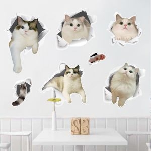 Decal dán tường Những chú mèo đáng yêu