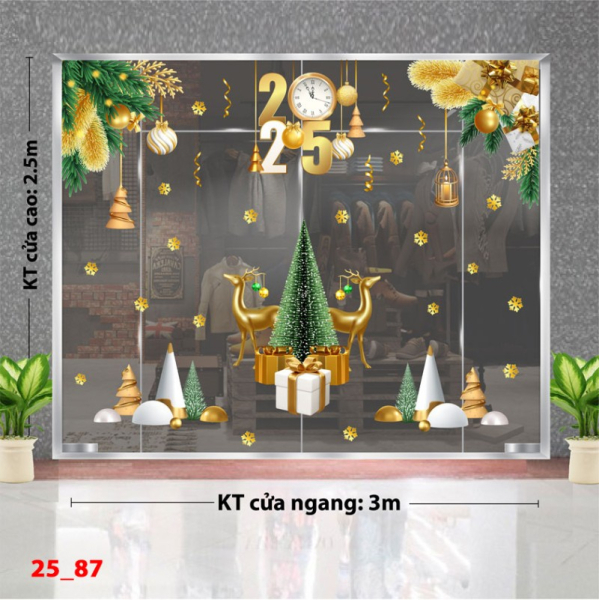 Decal dán tường Noel combo 87