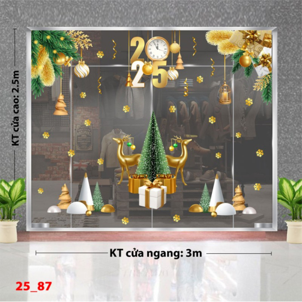 Decal dán tường Decal Noel combo 87 Decal dán tường Decal Noel combo 87