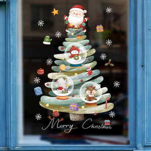 Decal dán tường Decal Noel - Cây thông ngộ nghỉnh  (H) Decal dán tường Decal Noel - Cây thông ngộ nghỉnh  (H)