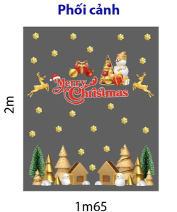 Decal dán tường Decal Noel - Giáng sinh anh lành Decal dán tường Decal Noel - Giáng sinh anh lành