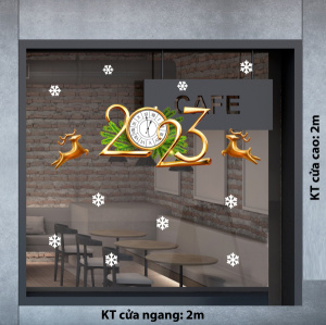 Decal dán tường Decal Noel - Giờ giáng sinh Decal dán tường Decal Noel - Giờ giáng sinh